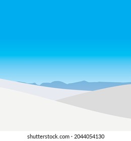 beautiful landscape of hills and mountains 