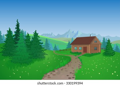 Beautiful Landscape With House