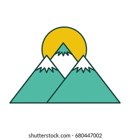 beautiful landscape with mountains