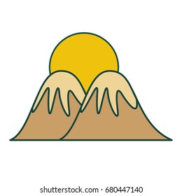 beautiful landscape with mountains