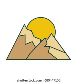 beautiful landscape with mountains