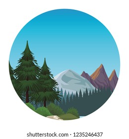Beautiful landscape scenery