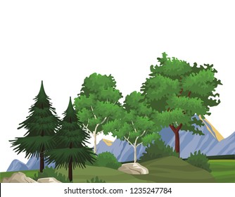 Beautiful landscape scenery