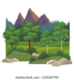 Beautiful landscape scenery