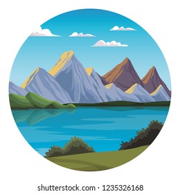 Beautiful landscape scenery