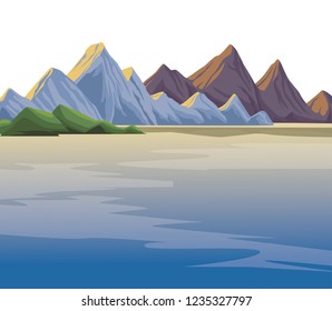 Beautiful landscape scenery