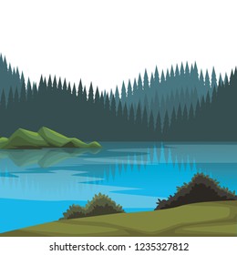 Beautiful landscape scenery