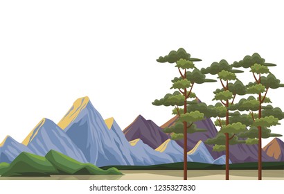 Beautiful landscape scenery