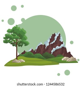 Beautiful landscape scenery