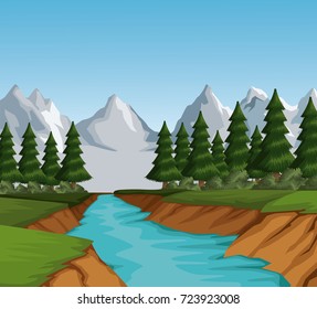 Beautiful landscape view