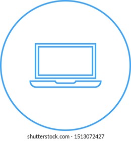 Beautiful Laptop vector line icon