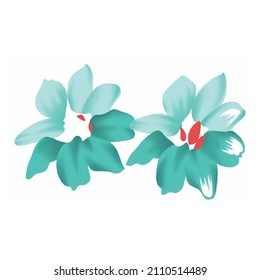bellas flores de diseño textil digital de última generación para impresión