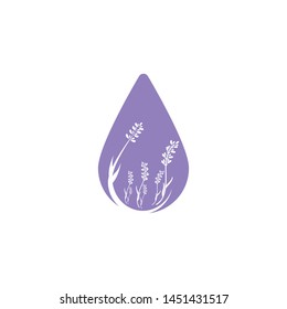 Beautiful lavender icon vector illustration