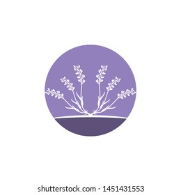 Beautiful lavender icon vector illustration