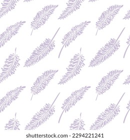 Beautiful Lavender Seamless Pattern Design. 