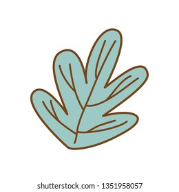 beautiful leaf ecology icon