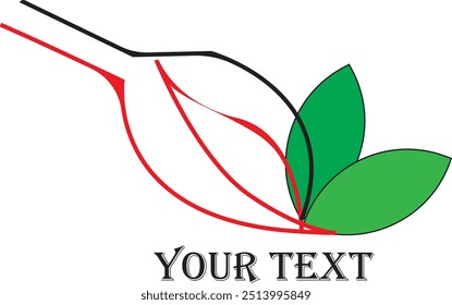  Hermoso logotipo y diseño de la hoja