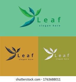 It is a beautiful leaf logo. It is vector file and 100% editable.