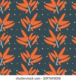beautiful leaf shape pattern design wallpaper for fabric, background prints and textures, vector illustration.