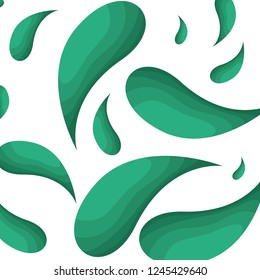 beautiful leafs pattern background