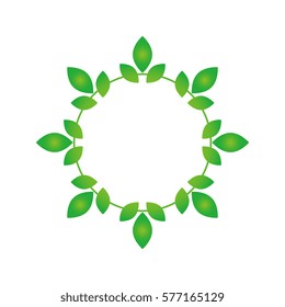 Beautiful leafy garland