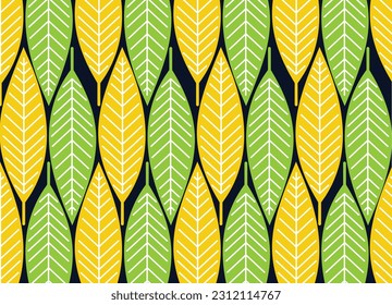 hermoso patrón de salida 
color amarillo y verde
