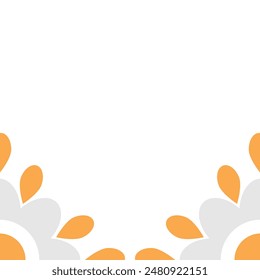 Beautiful leaves illustration on white background