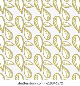 beautiful leaves pattern background