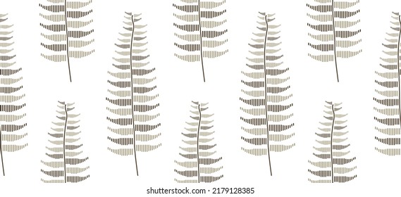 Beautiful leaves pattern background. Pattern Botanical motif decoration, green nature leaf, blade, foliage, leaflet, needle vector design. ornament for wallpaper, wrap.