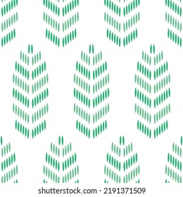 Hermoso fondo de decoración de patrones de hojas. Patrón Ornamento de decoración con motivos botánicos, hoja verde natural, hoja de hojas, hoja de palma, follaje, prospecto, diseño de vector de aguja. adorno para papel pintado, envolver.