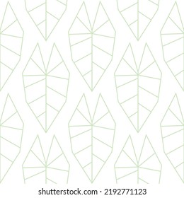 Beautiful leaves pattern decoration background. Pattern Botanical motif decoration ornament, gray nature leaf, blade, palm leaf, foliage, leaflet, needle vector design. ornament for wallpaper, wrap.