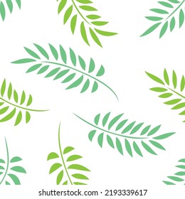 Beautiful leaves pattern decoration background. Pattern Botanical motif decoration ornament, green nature leaf, blade, palm leaf, foliage, leaflet, needle vector design. ornament for wallpaper, wrap.