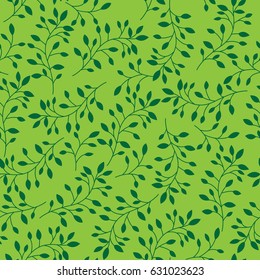 Beautiful leaves seamless pattern
