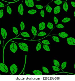 Beautiful leaves seamless pattern vector illustration eps 10