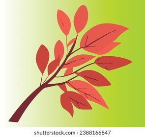 Hermoso vector de hojas, archivo eps.