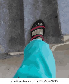 beautiful legs with look design