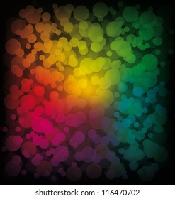 Beautiful lens party background. Vector commercial or holidays wallpaper.