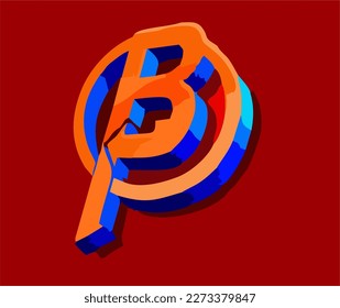 Beautiful Letter B logo design.