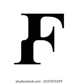 beautiful letter F logo, letter f logotype