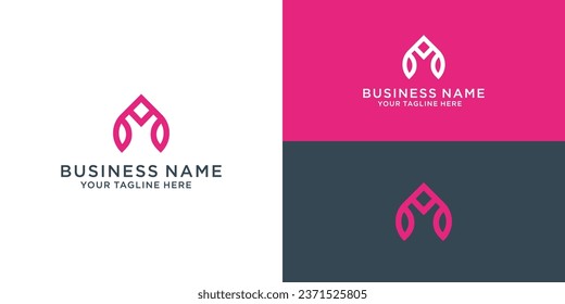 the beautiful letter A monogram in incredibly luxury and classy style, elegant circular letter A logo template for a high-end brand personality
