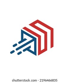 la letra hermosa s hexagón monograma marca tecnología letra S y S logotipo plantilla de diseño para las personalidades de la marca de gama alta