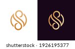 the beautiful letter SS infinity monogram in incredibly luxury and classy style, elegant circular letter S and S logo template for a high-end brand personality
