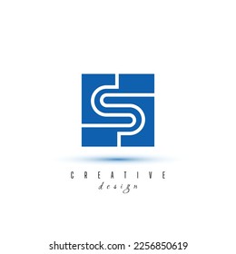 the beautiful letter SS infinity monogram in incredibly luxury and classy style, elegant circular letter S and S logo template for a high-end brand personality