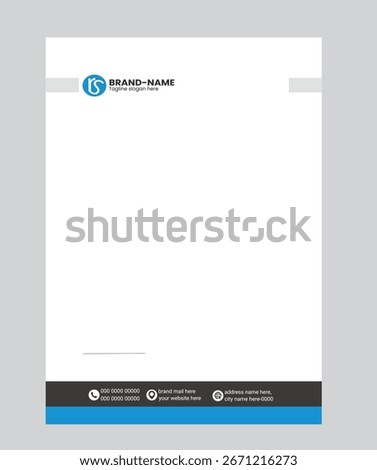 Beautiful Letterhead Design Creative and Modern Letterhead Design.