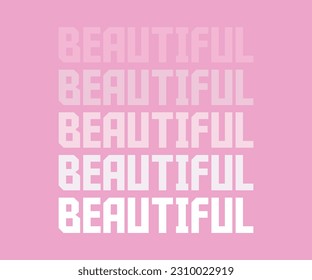 Beautiful lettering, white rose stroke, pink background, fading lettering, repeating.