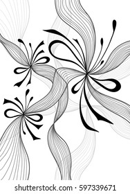 Beautiful light abstract background with lace flowers bows lilac on white for wallpaper or for  decoration package perfumer textile clothes or for screen on mobile telephone tablet or for banners