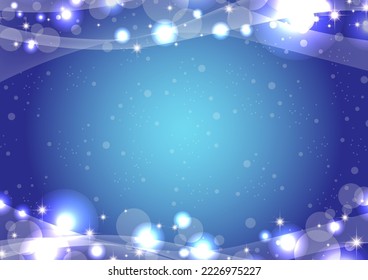 Beautiful light blue abstract background illustration.