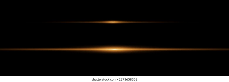 Beautiful light flares. Glowing streaks on dark background.