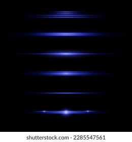 Beautiful light flares. Glowing streaks dark background. Luminous abstract sparkling lined background. .Light effect wallpaper. Elegant style. Сoncert light