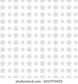 Bonito padrão de flor cinza claro sem costura vetor. A textura sem fim pode ser usada para papel de parede, preenchimentos de padrão, fundo de página da Web, texturas de superfície.